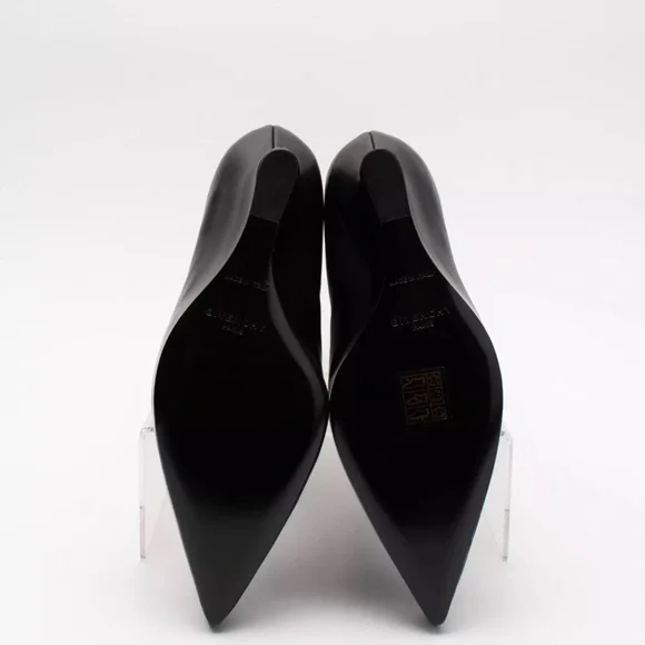 GIVENCHY Leather Wedge Heel Ankle Boots - Picture 5 of 7